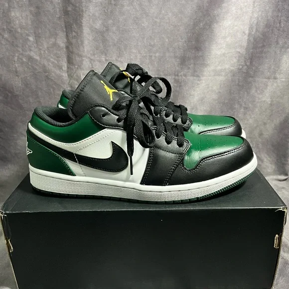 🔥Noble Green Toe🔥 jordan 1 low noble green toe size 9 mens - Picture 6 of 10